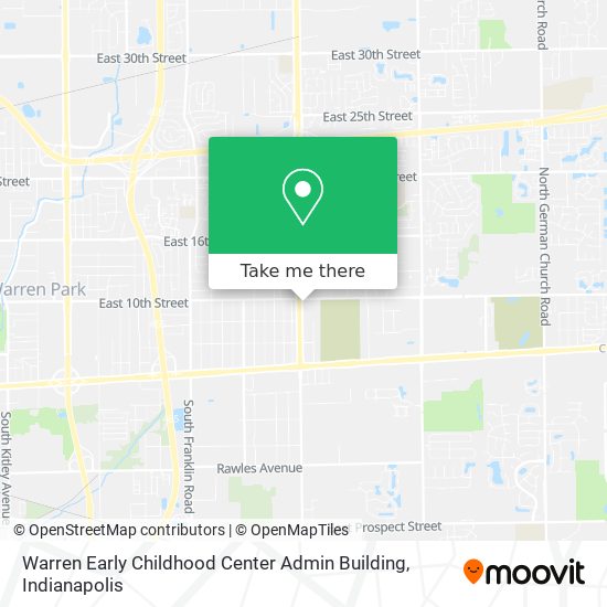 Warren Early Childhood Center Admin Building map