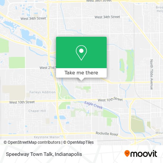Speedway Town Talk map