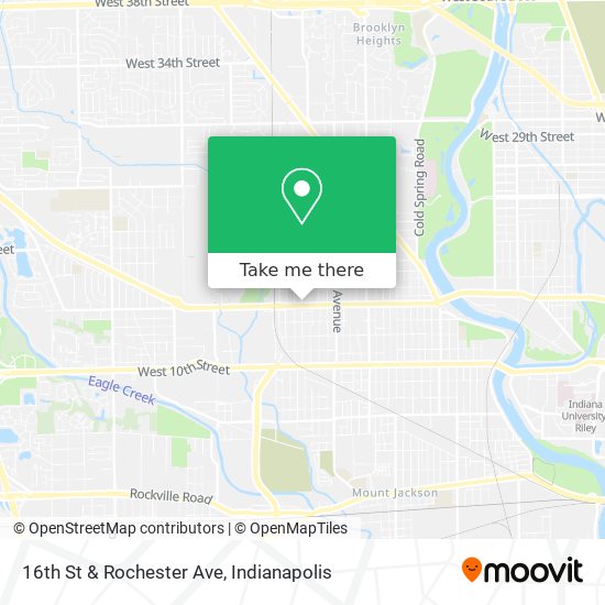 16th St & Rochester Ave map