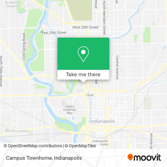 Mapa de Campus Townhome
