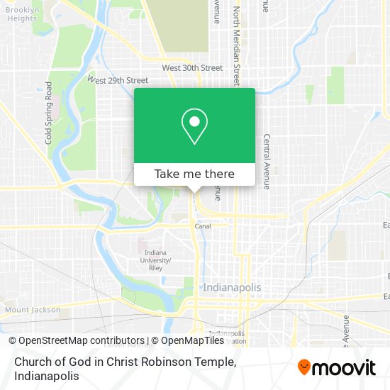 Church of God in Christ Robinson Temple map