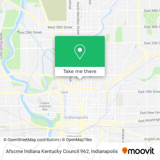 Afscme Indiana Kentucky Council 962 map