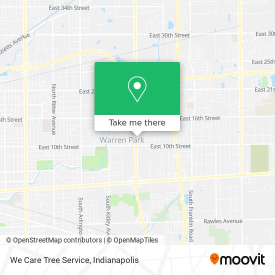 Mapa de We Care Tree Service