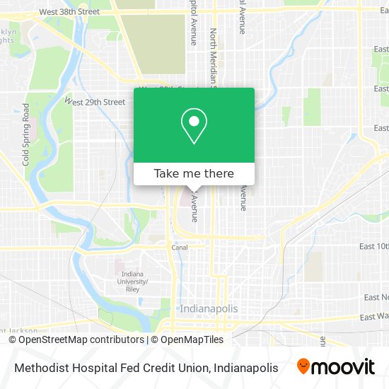 Mapa de Methodist Hospital Fed Credit Union
