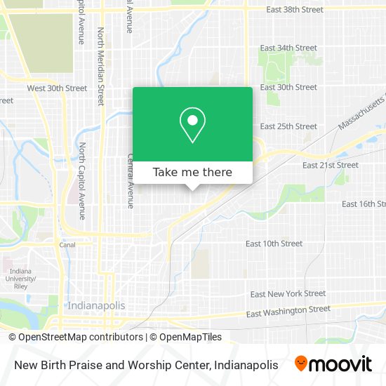 New Birth Praise and Worship Center map