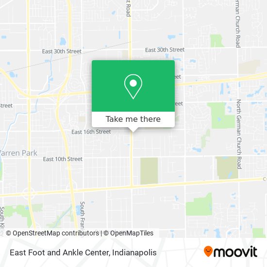 East Foot and Ankle Center map
