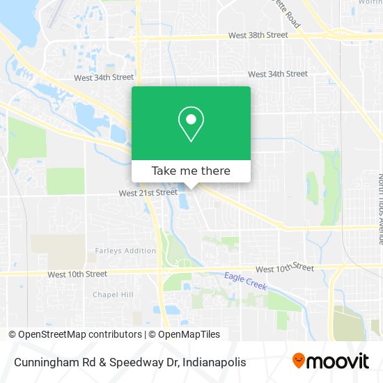 Cunningham Rd & Speedway Dr map