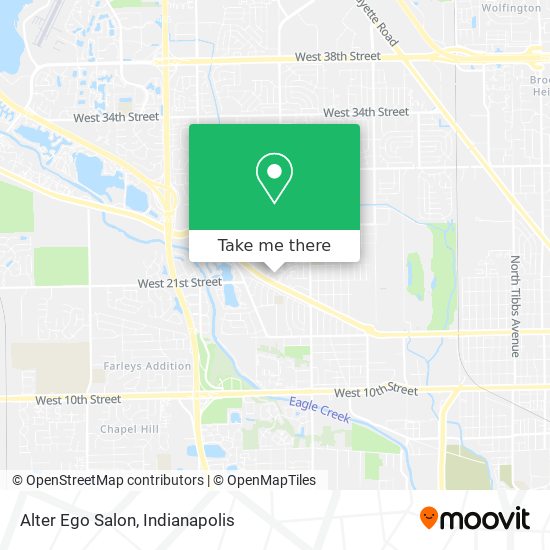 Alter Ego Salon map