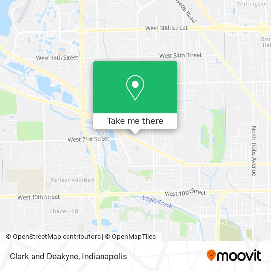 Clark and Deakyne map
