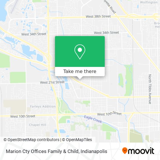 Marion Cty Offices Family & Child map