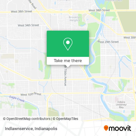 Indlawnservice map