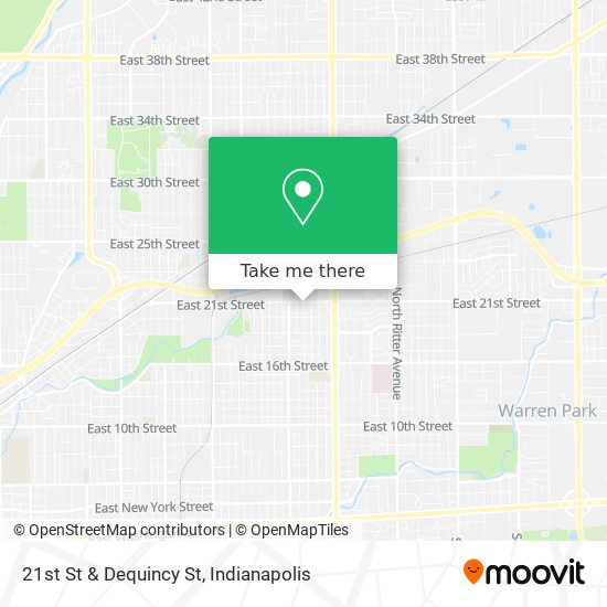 21st St & Dequincy St map