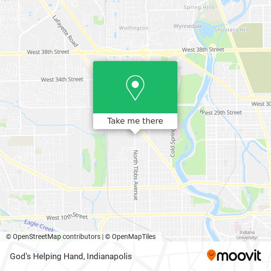 God's Helping Hand map