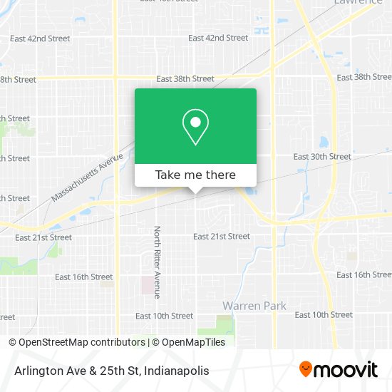 Arlington Ave & 25th St map