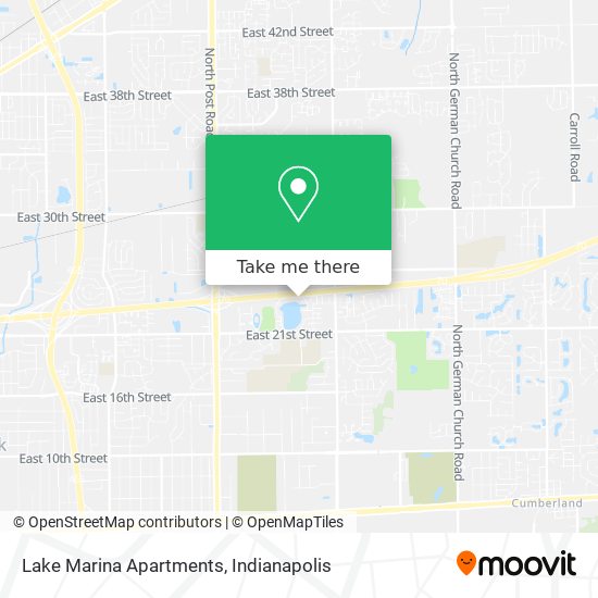 Lake Marina Apartments map