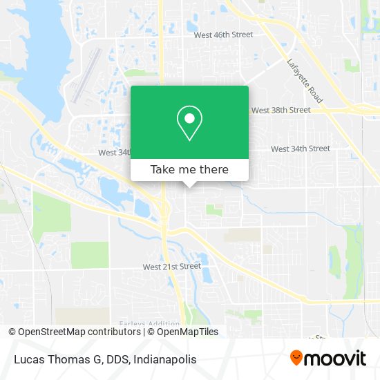 Lucas Thomas G, DDS map
