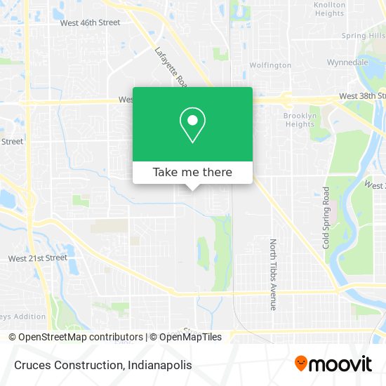 Cruces Construction map