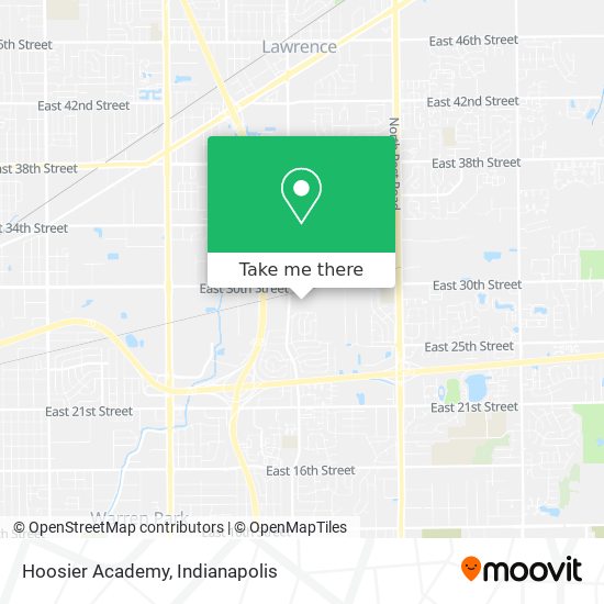 Mapa de Hoosier Academy