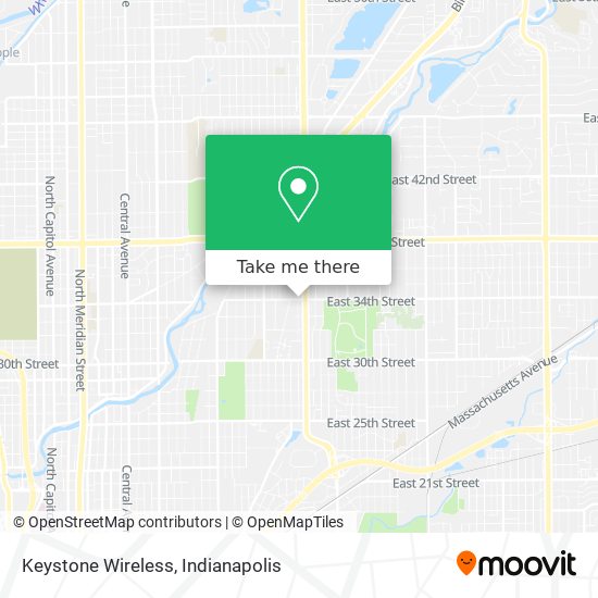 Mapa de Keystone Wireless