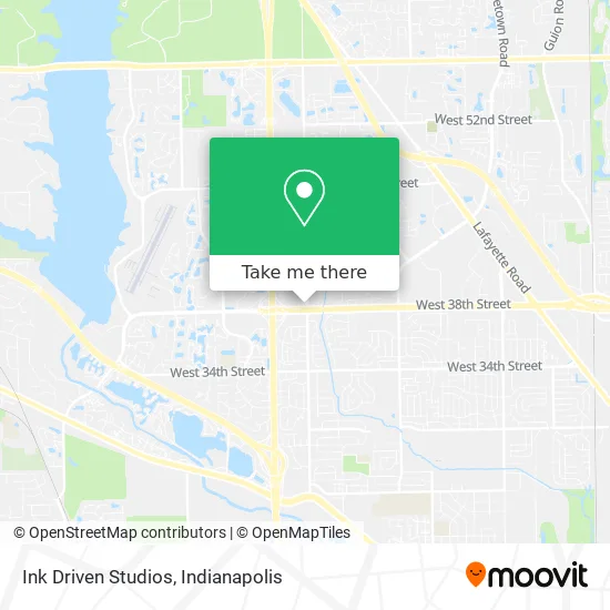 Ink Driven Studios map