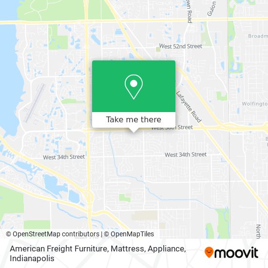 American Freight Furniture, Mattress, Appliance map