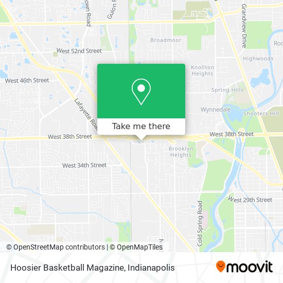 Mapa de Hoosier Basketball Magazine