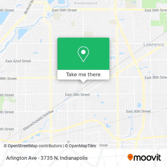 Arlington Ave - 3735 N map