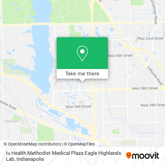 Iu Health Methodist Medical Plaza Eagle Highlands Lab map