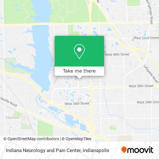 Indiana Neurology and Pain Center map