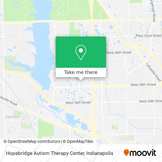 Mapa de Hopebridge Autism Therapy Center