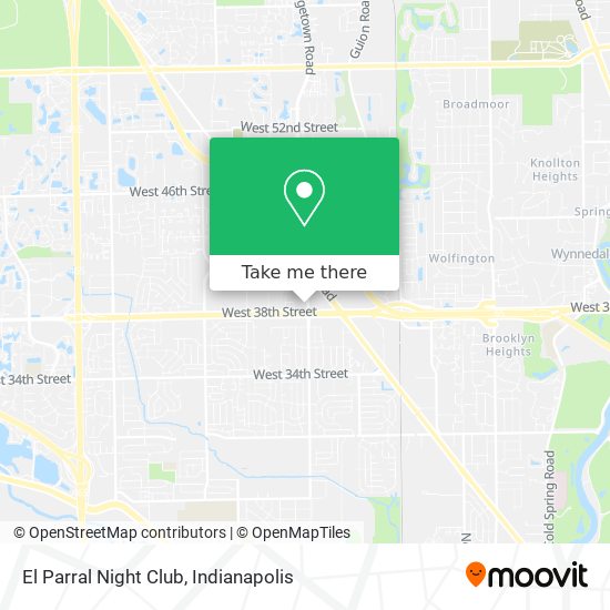 El Parral Night Club map