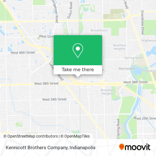 Kennicott Brothers Company map