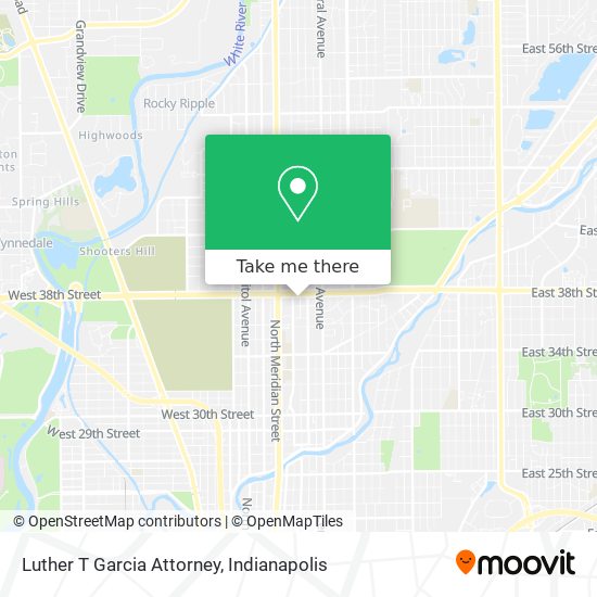 Luther T Garcia Attorney map