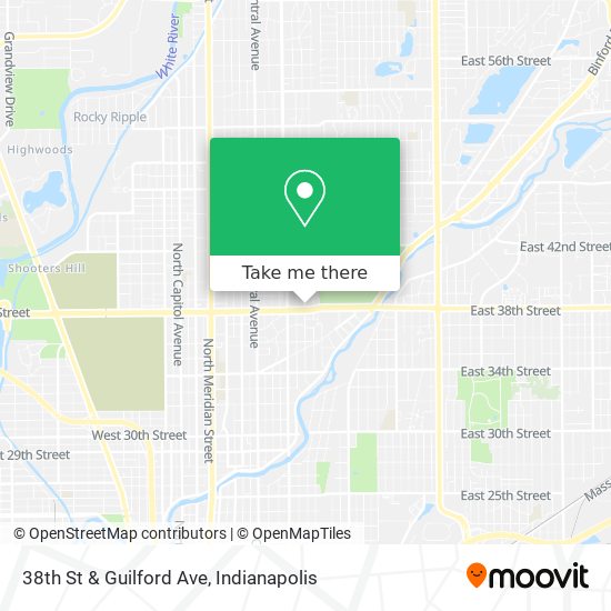 Mapa de 38th St & Guilford Ave