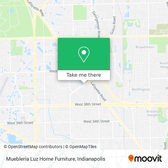 Muebleria Luz Home Furniture map