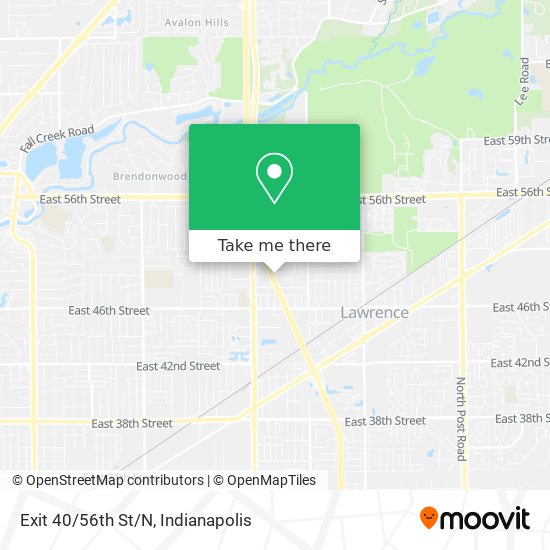 Mapa de Exit 40/56th St/N