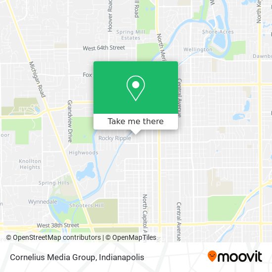 Mapa de Cornelius Media Group
