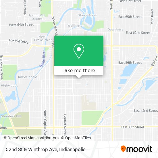52nd St & Winthrop Ave map