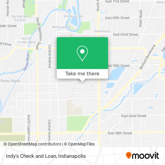Mapa de Indy's Check and Loan