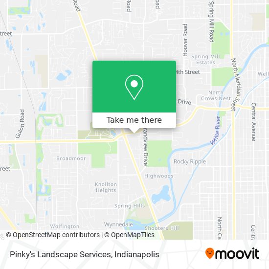 Mapa de Pinky's Landscape Services