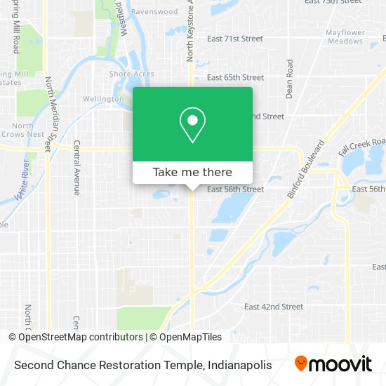 Mapa de Second Chance Restoration Temple