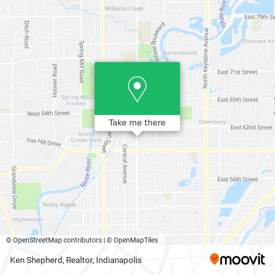 Ken Shepherd, Realtor map