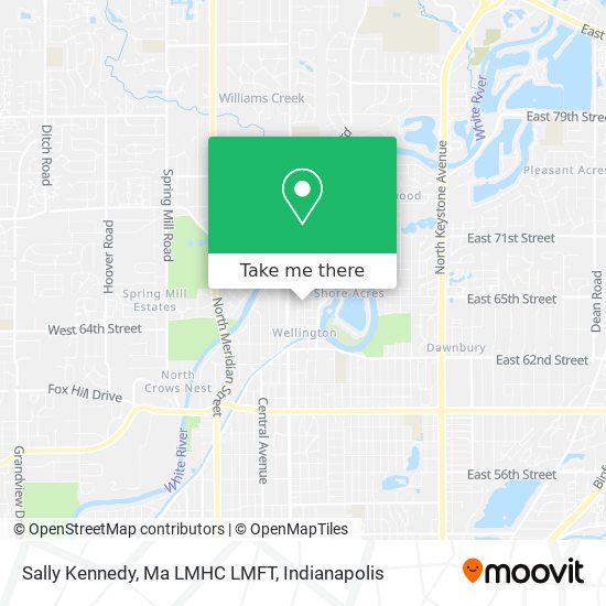 Mapa de Sally Kennedy, Ma LMHC LMFT