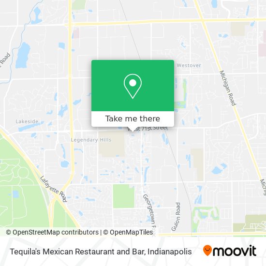 Mapa de Tequila's Mexican Restaurant and Bar