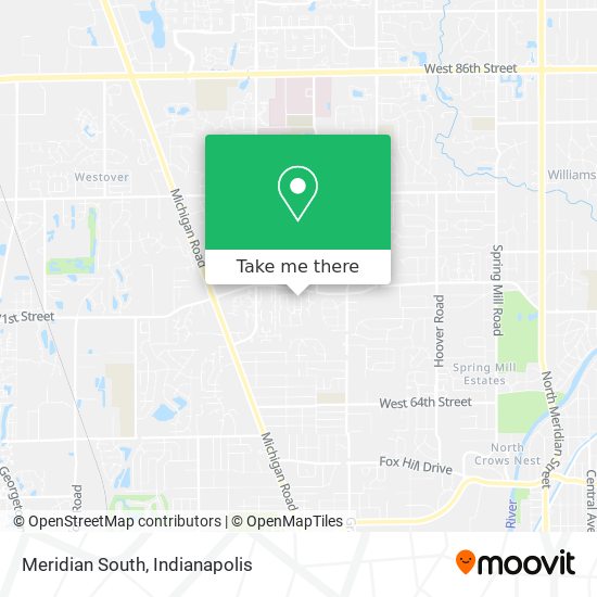 Meridian South map