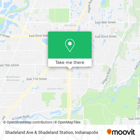 Mapa de Shadeland Ave & Shadeland Station
