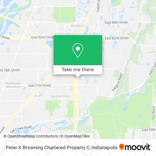Peter K Browning Chartered Property C map