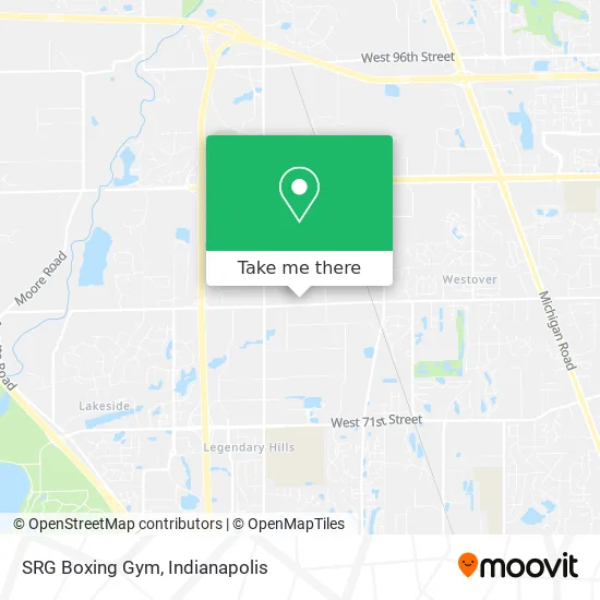 SRG Boxing Gym map