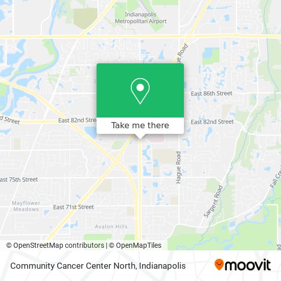 Community Cancer Center North map