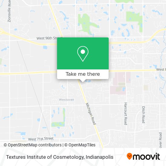 Textures Institute of Cosmetology map